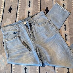 BlankNYC High Rise Tapered Leg Jeans, Size 27